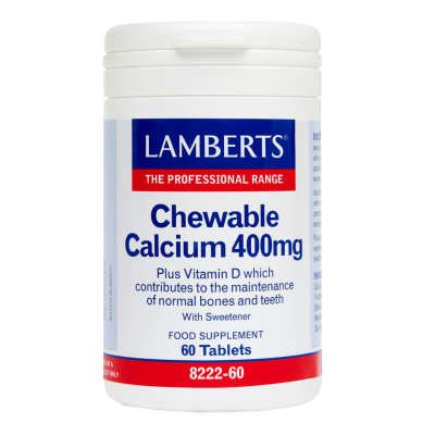 LAMBERTS Chewable Calcium 400mg Ασβέστιο